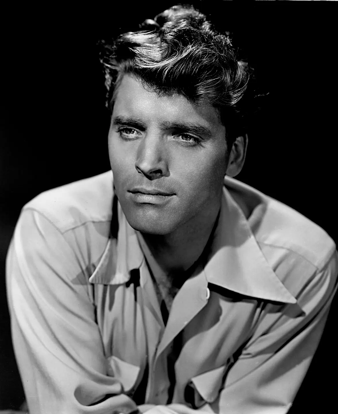 Burt Lancaster, portrait de studio en noir et blanc, 1947